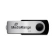 mediarange mr908 8gb usb 20 flash drive black silver photo