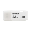 kioxia transmemory hayabusa u301 32gb usb30 flash drive white photo