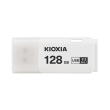 kioxia transmemory hayabusa u301 128gb usb30 flash drive white photo