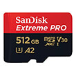 SANDISK SDSQXCD-512G-GN6MA EXTREME PRO 512GB MICRO SDXC U3 V30 A2 WITH ADAPTER