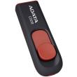 adata classic c008 64gb usb20 flash drive black red photo