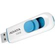 adata classic c008 64gb usb20 flash drive white blue photo