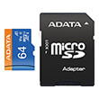 adata premier micro sdxc 64gb uhs i v10 class 10 retail with adapter photo