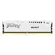 RAM KINGSTON FURY BEAST WHITE 32GB DDR5 6400MT/S CL32 AMD EXPO KF564C32BWE-32