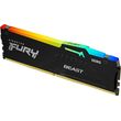 RAM KINGSTON FURY BEAST BLACK RGB 16GB DDR5 6000MT/S CL36 AMD EXPO KF560C36BBE2A-16