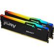 RAM KINGSTON FURY BEAST BLACK RGB 32GB (2X16GB) DDR5 6000MT/S CL36 AMD E DUAL KIT KF560C36BBE2AK2-3