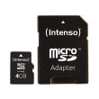 intenso 3413450 micro sdhc 4gb class 10 with adapter photo