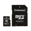 intenso 3413470 micro sdhc 16gb class 10 with adapter photo