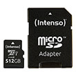 intenso 3423493 512gb micro sdxc uhs i premium class 10 sd adapter photo