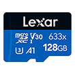 lexar high performance 633x 128gb micro sdxc uhs i u3 v30 a1 blue series lsdmi128bb633a photo