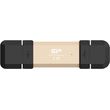 silicon power ds72 2tb nvme portable ssd usb 32 gen 2 type a type c gold sp002tbuc3s72vpg photo