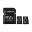 kingston sdcs2 32gb 2p1a canvas select plus 32gb micro sdhc 100r a1 c10 two pack sd adapter photo
