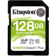 KINGSTON SDS2/128GB 128GB SDXC CANVAS SELECT PLUS 100R C10 UHS-I U3 V30