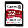 KINGSTON SDR2/32GB CANVAS REACT PLUS 32GB SDHC CLASS 10 UHS-II U3 V90