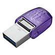 KINGSTON DTDUO3CG3/256GB DATATRAVELER MICRODUO 3C GEN 3 256GB USB3.2 TYPE-C/TYPE-A FLASH DRIVE