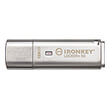 KINGSTON IKLP50/128GB IRONKEY LOCKER+ 50 128GB USB 3.2 ENCRYPTED FLASH DRIVE