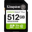 KINGSTON SDS3/512GB CANVAS SELECT PLUS GEN3 512GB SDXC 150MB/S C10 UHS-I U3 V30