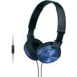 sony mdr zx310apl headphones blue photo