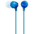 sony mdr ex15lp in ear earphones blue photo