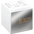 sony icf c1 alarm clock with fm am radio white photo
