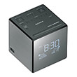 sonyxdr c1dbp alarm clock with fm am radio silver black photo