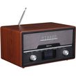 denver mda 525dw retro radio dark wood photo