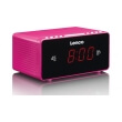 lenco cr 510 stereo clock radio pink photo lenco cr 510 stereo clock radio pink photo