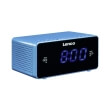 lenco cr 520 stereo clock radio with 12 blue display and usb charger blue photo