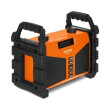 technisat digitradio 230 mobile dab fm construction radio with battery and bluetooth orange photo