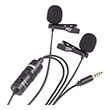 BOYABY-M1DM DUAL OMNI DIRECTIONAL LAVALIER MICROPHONE BY-M1DM