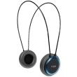 crypto hp 100 on ear headphone black blue photo