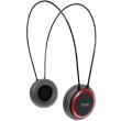 crypto hp 100 on ear headphone black red photo