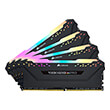 RAM CORSAIR CMW64GX4M4E3200C16 VENGEANCE RGB PRO BLACK 64GB (4X16GB) DDR4 3200MHZ QUAD KIT