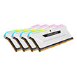 RAM CORSAIR CMH32GX4M4D3600C18W VENGEANCE RGB PRO SL WHITE 32GB (4X8GB) DDR4 3600MHZ QUAD KIT