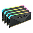 RAM CORSAIR CMN32GX4M4Z3200C16 VENGEANCE RGB RT BLACK 32GB (4X8GB) DDR4 3200MHZ QUAD KIT