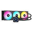 corsair cw 9060076 ww icue h170i elite rgb lcd xt display cpu liquid cooler 420mm photo