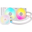 CORSAIR ICUE LINK TITAN 240 RX AIO RGB LIQUID CPU COOLER + CONTROLLER WHITE CW-9061020-WW