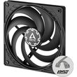 arctic p14 slim pwm pst 140mm low profile pwm fan with cable splitter black acfan00268a photo