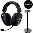 LOGITECH G PRO X 7.1 GAMING HEADSET & PREMIUM HEADSET STAND BUNDLE