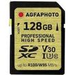 agfaphoto professional high speed 128gb sdxc uhs i u3 v30 photo