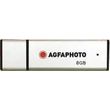 agfaphoto 8gb usb 20 flash drive silver photo
