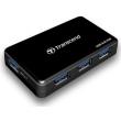 transcend ts hub3k 4 port usb30 hub black photo