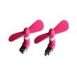 xlayer mini fan 2 in 1 micro usb usb pink photo