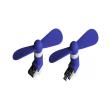 xlayer mini fan 2 in 1 micro usb usb blue photo