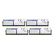 ram gskill f4 3200c16q 128gtrs 128gb 4x32gb ddr4 3200mhz trident z royal silver rgb quad kit photo