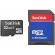 sandisk 32gb micro sd high capacity with sd adapter class 4 sdsdqm 032g b35a photo