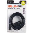 extreme media nka 0420 hdmi cable m to dvi dm 3m gold photo