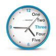 esperanza ehc014b wall clock prague blue photo esperanza ehc014b wall clock prague blue photo