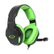 esperanza egh350g cobra headphones with microphone for players green photo