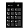 perixx peripad 202 h b usb numerical keypad with silent x type scissor keys and hub photo